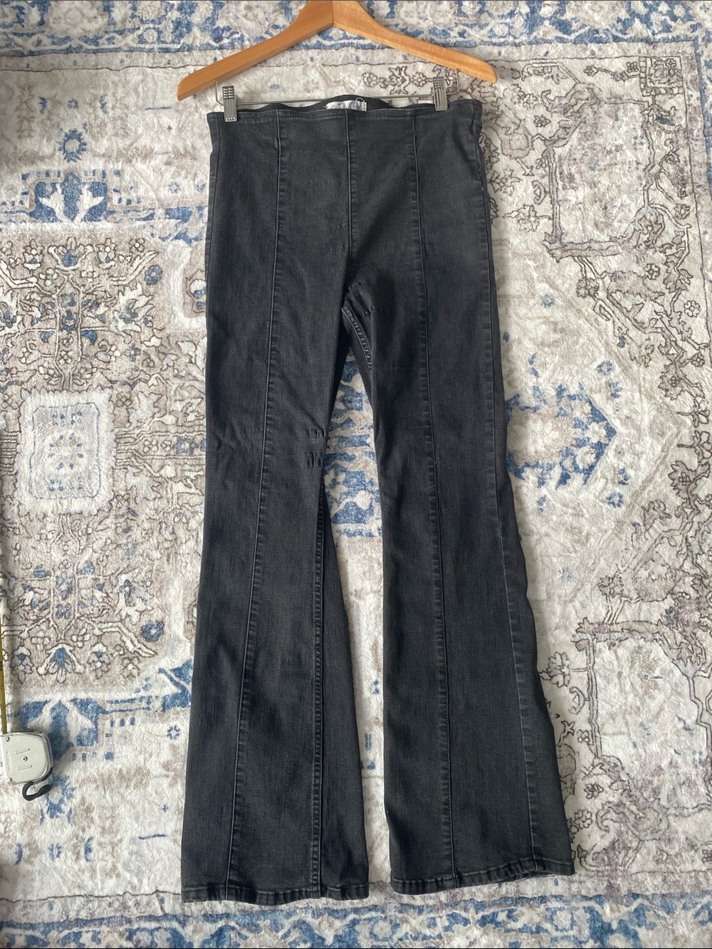 We The Free High-Waist Black Flare  Pull on Jeans